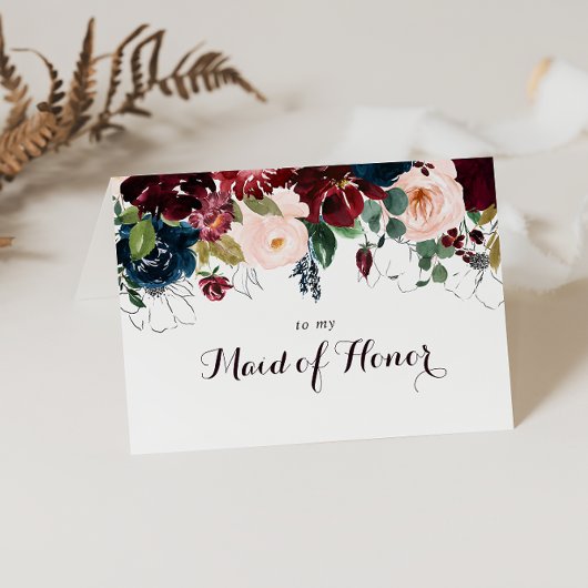 Watercolor Illustriert Fall Brautparty Vielen Dank Dankeskarte