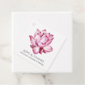 Watercolor Indian Lotus Blume Taj Mahal Geschenkanhänger (Beispiel)