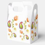 Watercolor Indian Paisley Geschenkschachtel (Geöffnet)