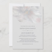 Watercolor Iris Wedding Einladung (Vorderseite)