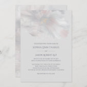 Watercolor Iris Wedding Einladung (Vorne/Hinten)