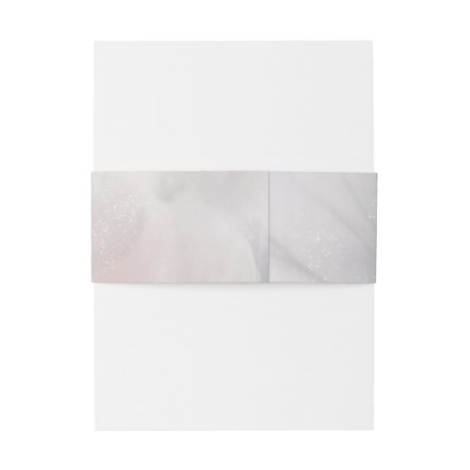 Watercolor Iris Wedding Einladungsbanderole (Rückseitenbeispiel)