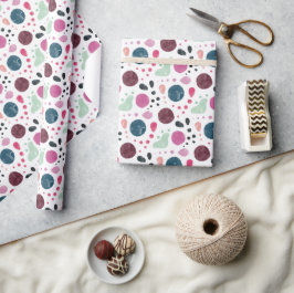 Watercolor Irreguläre Polka Dots Muster Wrapping P Geschenkpapier