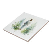 Watercolor Jesus Christ with Botanical Elements - Fliese (Seite)