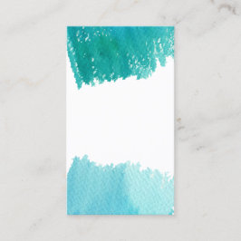 Watercolor Jewelry Backing Marketing Promotional  Visitenkarte