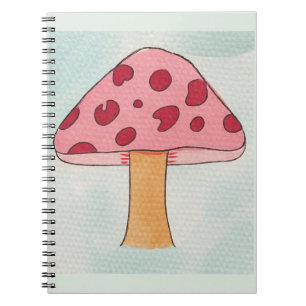 Watercolor Journal für große Mushroom Notizblock