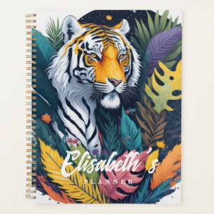 Watercolor Jungle Tiger Planer