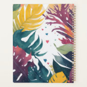 Watercolor Jungle Tiger Planer (Rückseite)