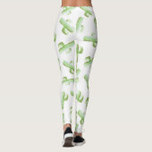 Watercolor-Kaktus-Leggings Leggings (Rückseite)