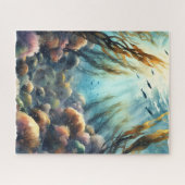 Watercolor Kelp Forest Puzzle (Horizontal)