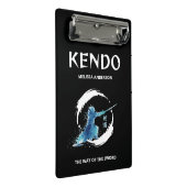 Watercolor Kendo Practice Journal Practitioners Mini Klemmbrett (Schrägansicht)