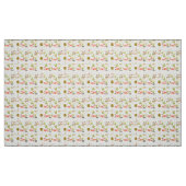Watercolor-Kinderzimmer-Ackerland-Tiere Stoff (Fat Quarter (45,7 x 55,9 cm))