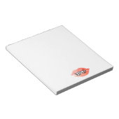 Watercolor Kiss XOXO Notizblock (angewinkelt)