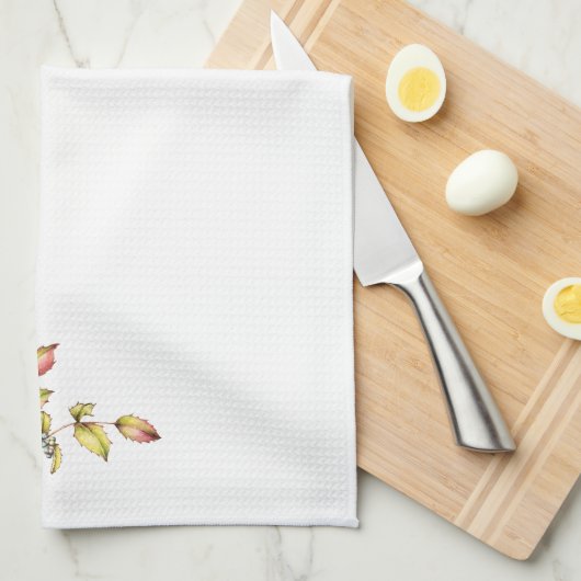 Watercolor kitchen tea towel barberry geschirrtuch (Viertel Falte)