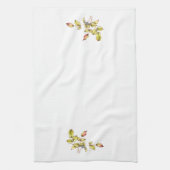 Watercolor kitchen tea towel barberry geschirrtuch (Vertikal)