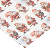 Watercolor klassisch lustig Weihnachten Weihnachte Kurzer Tischläufer (Ecke)