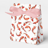Watercolor koi carp artwork in red & white geschenkschachtel (Vorderseite)