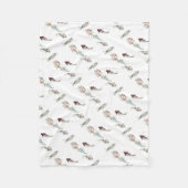 Watercolor Koi Fish Fleecedecke (Vorderseite)