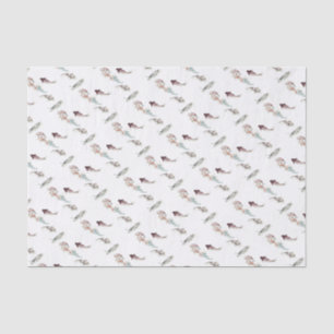Watercolor Koi Fish Seidenpapier