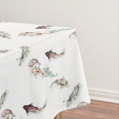 Watercolor Koi Fish Tischdecke (Beispiel)