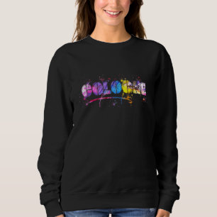 Watercolor Köln Köln Briefe Souvenir Sweatshirt