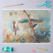 Watercolor Kookaburra Decoupage Seidenpapier (Basteln)