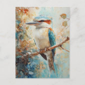 Watercolor Kookaburra Postkarte (Vorderseite)