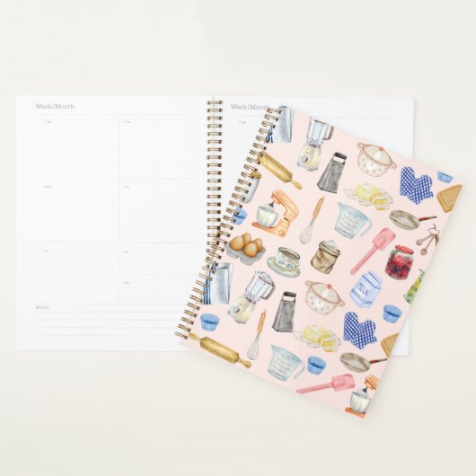 Watercolor Küchenplaner Planer (Anzeige)