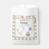 Watercolor-Küken 1. Geburtstag Geschenktütchen (Vorderseite)