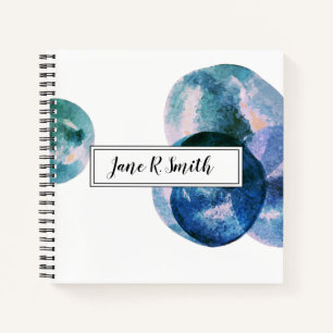 WATERCOLOR KUNDENBARE PLATZ-SPIRALNOTEBOOK NOTIZBLOCK