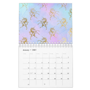 Watercolor Kunst, Dichtung und Musik Kalender