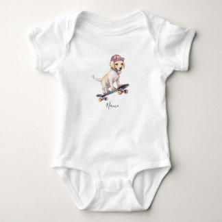 Watercolor Labrador Retriever Baby Bodysuit Strampler