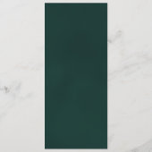 Watercolor Lake Tahoe Elegant Rustic Wedding Menükarte (Rückseite)