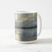 Watercolor Landscape Custom Name Mug Kaffeetasse (VorderseiteRechts)