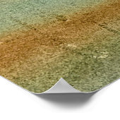 Watercolor Landscape Painting Poster (Ecke)