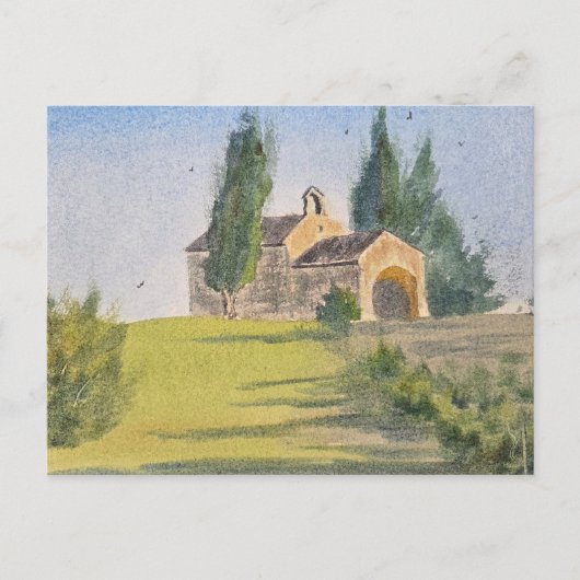 Watercolor Landscape Painting Postkarte (Vorderseite)