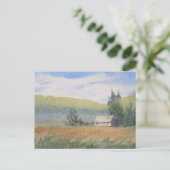 Watercolor Landscape Painting Postkarte (Stehend Vorderseite)