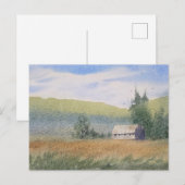 Watercolor Landscape Painting Postkarte (Vorne/Hinten)
