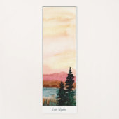 Watercolor Landscape Painting, Your Name Yogamatte (Vorderseite)