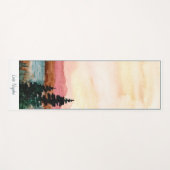 Watercolor Landscape Painting, Your Name Yogamatte (Vorderseite (Horizontal))
