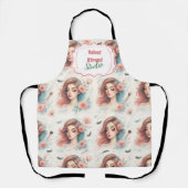 Watercolor Lash Artist Schürze (Vorderseite)