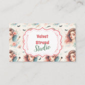 Watercolor Lash Artist Visitenkarte (Vorderseite)