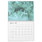 "Watercolor lässt" abstrakten feine Kunst-Kalender Kalender (Feb 2027)