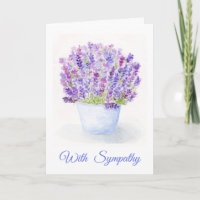 Watercolor-Lavendel-Blumen-Pflanze MITFÜHLEN