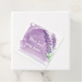 Watercolor Lavendel Essenzielle Öle Geschenkanhänger (Beispiel)