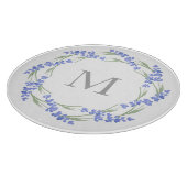 Watercolor Lavendel Wreath Schneidebrett (Ecke)