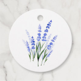 "Watercolor Lavender Bouquet Geschenkanhänger