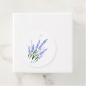 "Watercolor Lavender Bouquet Geschenkanhänger (Beispiel)