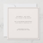 Watercolor Lavender Jegliche Überraschung Geburtst Einladung (Rückseite)