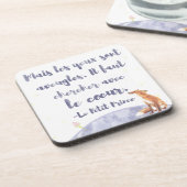 Watercolor Le Petit Prinz der kleine Prinz Untersetzer (Linke Seite)